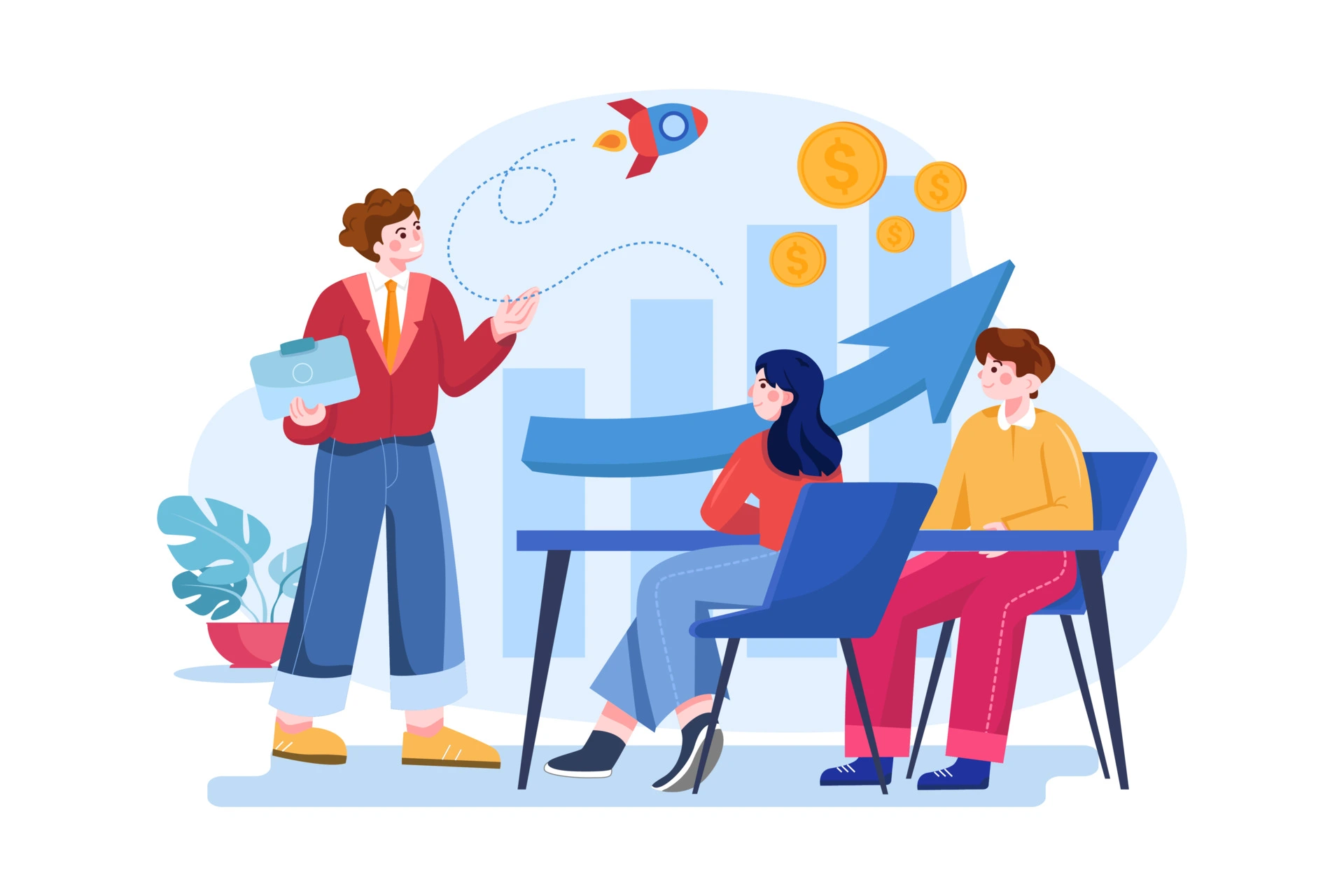 Agency growth chart with after hours WordPress support