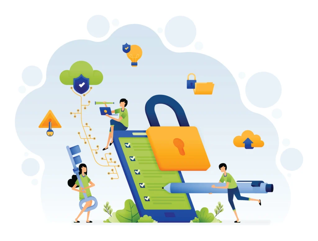 System secured by following best security practices